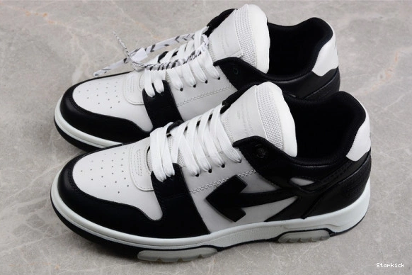 O-W Out Sneakers Of Leather Office Low-top 0902